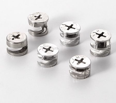 10 connecteurs de mobilier en alliage de zinc 3 en 1 mini-armoire fixe prise cam verrouilleur pour les meubles et les armoires