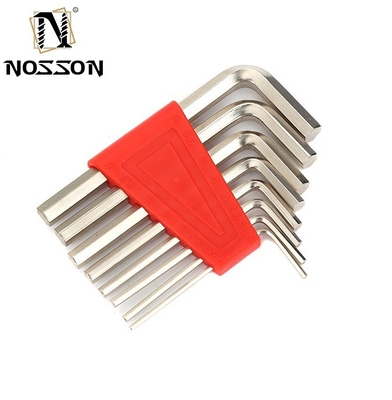 Soutien personnalisé ODM Outils à main populaires Ensembles d'acier au carbone L type clé de fermeture clé hexagonale Allen Hex clé pour réparation et entretien quotidien