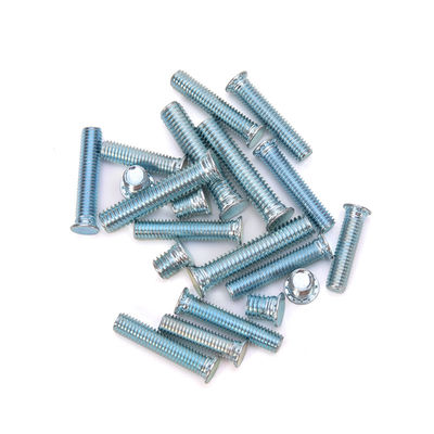 Condensateur en acier inoxydable standard ISO soudage à décharge auto-verrouillage boulon soudage à bouture avec revêtement en zinc blanc bleu