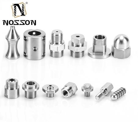 Bouchage d'acier inoxydable laiton aluminium plastique personnalisé CNC fraisage de précision tournant pièces d'usinage avec code tête carrée