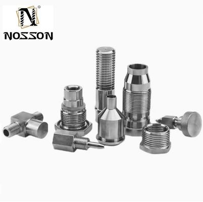 Parties tournantes d'usinage CNC en acier inoxydable d'aluminium titane de précision avec connexion de pressage et support OBM