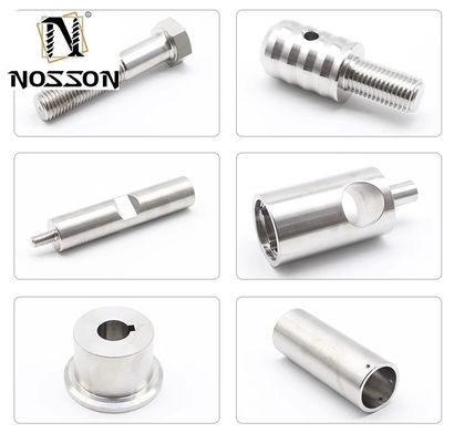Parties tournantes d'usinage CNC en acier inoxydable d'aluminium titane de précision avec connexion de pressage et support OBM