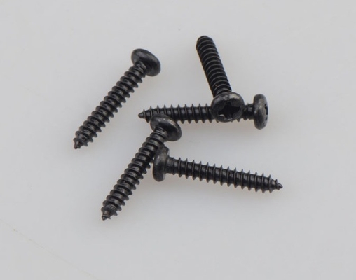ALLOY Couleur naturelle 450pcs M3 acier au carbone Noir Croix PA Pan Tête ronde Tête auto-tapping vis ensemble de combinaison
