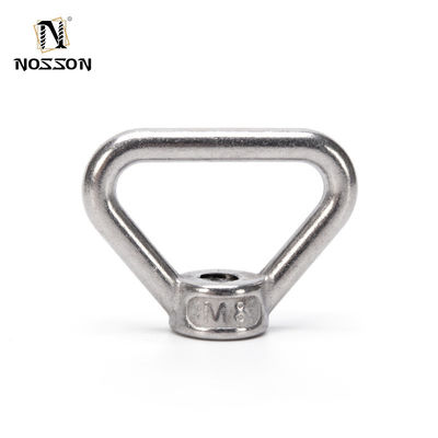 Fil grossier M10 M12 SS316 304 Noix triangulaire à arc rond Ring Lifting Eye Nut Pour l'installation de cordes en acier au carbone professionnel