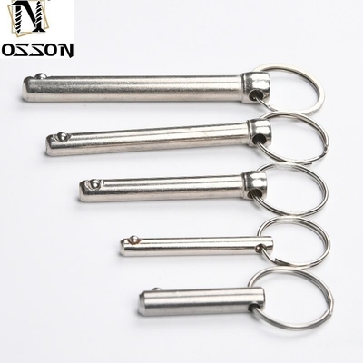Pin à bille à libération rapide en acier inoxydable avec conception de broche à ressort durable et matériau en acier au carbone résistant à la corrosion