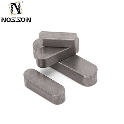 En acier inoxydable standard DIN6885 de type A à double extrémité ronde, épingle parallèle, clé plate 8 mm 10 mm 12 mm 14 mm 16 mm 20 mm 25 mm 30 mm 35 mm 40 mm 50 mm