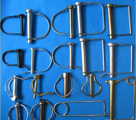 Épingle à ressort pour la libération et le verrouillage rapides des pièces de machines de construction en acier au carbone