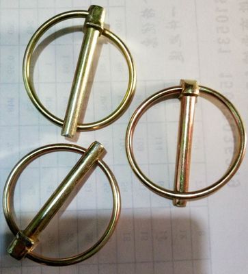 Épingle à ressort pour la libération et le verrouillage rapides des pièces de machines de construction en acier au carbone