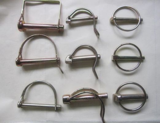 Épingle à ressort pour la libération et le verrouillage rapides des pièces de machines de construction en acier au carbone