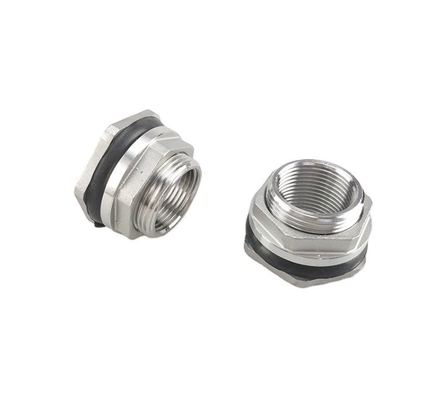 Connecteur de réservoir d'eau en cuivre à connexion égale à deux tétons 1/2 &quot; 3/4 &quot; 1&quot; Tuyau en laiton mâle à clé simple et lâche raccords pivotants jointe à écrous