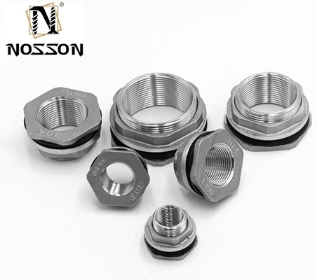 Connecteur de réservoir d'eau en cuivre à connexion égale à deux tétons 1/2 &quot; 3/4 &quot; 1&quot; Tuyau en laiton mâle à clé simple et lâche raccords pivotants jointe à écrous