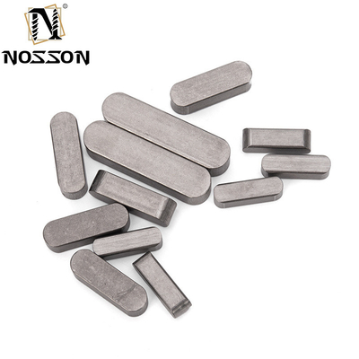 30mm35mm40mm50mm Finition galvanisée Din6885 épingle en acier inoxydable clé d'arbre plat parallèle pour équipement d'emballage