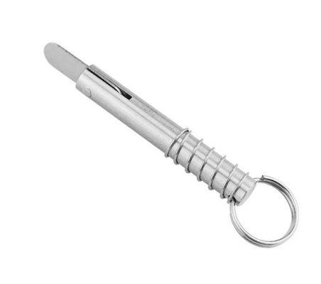 Pin de libération rapide pour bateaux de marine avec ressort en acier inoxydable diamètre x longueur utilisable Pack 2 316 acier allié