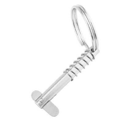 Pin de libération rapide pour bateaux de marine avec ressort en acier inoxydable diamètre x longueur utilisable Pack 2 316 acier allié