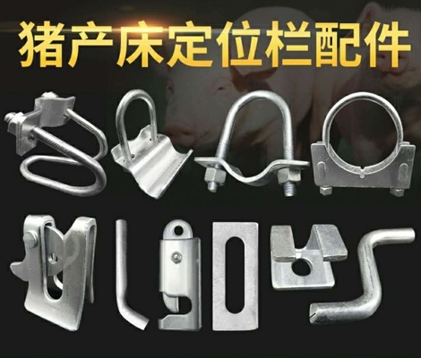 18-8 Grade Ferme de porcs Accessoires de stylo en acier inoxydable pour porcs avec finition de passivation et épingle à dowel comprise