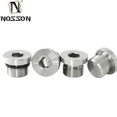 Pipe en acier inoxydable DIN908 Hex Socket Head Screw Plugs Drive interne Screw Plugs 10 mm