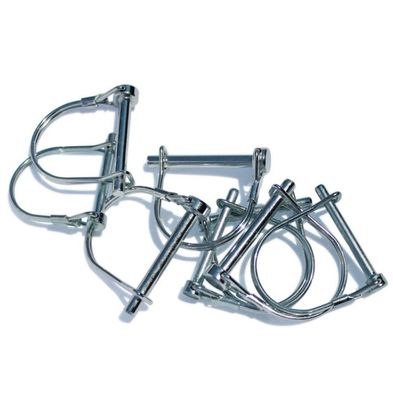 Finition d'oxyde de vapeur nitrure d'acier inoxydable Double fil de verrouillage de la broche de verrouillage de la broche de verrouillage de la broche de verrouillage de la broche de verrouillage de la broche de verrouillage de la broche de verrouillage M6 M8 M10