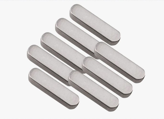 Clé de finition ronde comprise dans la norme ANSI/ASME en acier inoxydable 304 316 Clé plate pour charges lourdes et transmission sécurisée de l'énergie