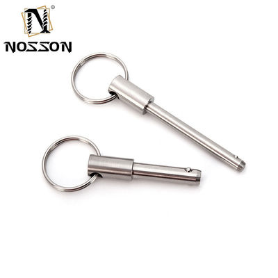 Pinceau de dégagement de boules cylindriques en acier inoxydable argenté Le meilleur fixateur rapide pour les besoins industriels