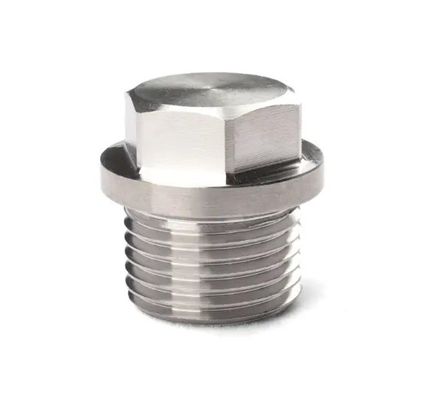 ALLOY acier inoxydable de précision DIN910 Hexagone tête vis de prise avec bride 10 Options enduites de zinc