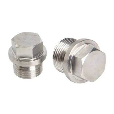 ALLOY acier inoxydable de précision DIN910 Hexagone tête vis de prise avec bride 10 Options enduites de zinc