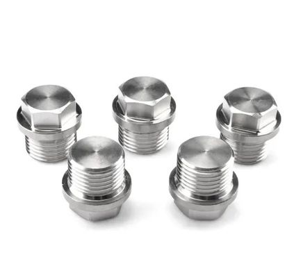 ALLOY acier inoxydable de précision DIN910 Hexagone tête vis de prise avec bride 10 Options enduites de zinc