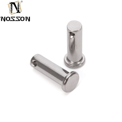 A2 A4 acier inoxydable à tête plate arbre clevis broches avec trou pour les broches de ressort plus longue durée de vie TiCN finition résistance à la corrosion
