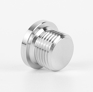 Résistant à la corrosion industriel 304 en acier inoxydable Hexagone intérieure tête bloquée tête bourrée connecteurs de tuyaux métalliques d'huile