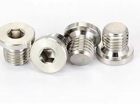 Résistant à la corrosion industriel 304 en acier inoxydable Hexagone intérieure tête bloquée tête bourrée connecteurs de tuyaux métalliques d'huile