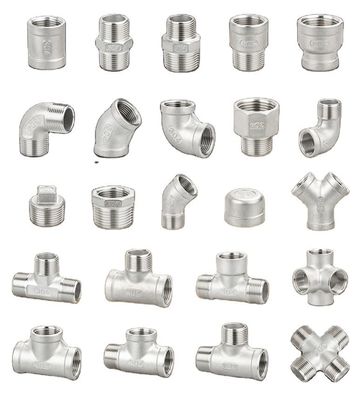 3/8" 1/2" 3/4" 11/4" 1" 11/2" 2" 2-1/2" 3" 4" Tuyaux en acier inoxydable de coulée NPT adaptés aux applications à haute température