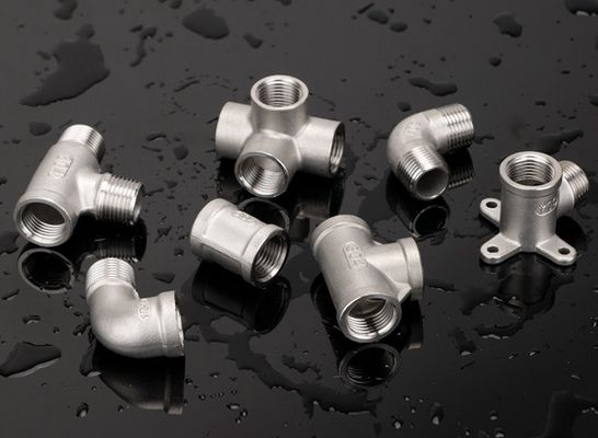 3/8" 1/2" 3/4" 11/4" 1" 11/2" 2" 2-1/2" 3" 4" Tuyaux en acier inoxydable de coulée NPT adaptés aux applications à haute température