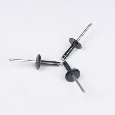 L'industrie de l'aluminium DIN Standard Bright Finish Open End Dome Head Blind Rivet avec conception et revêtement OEM