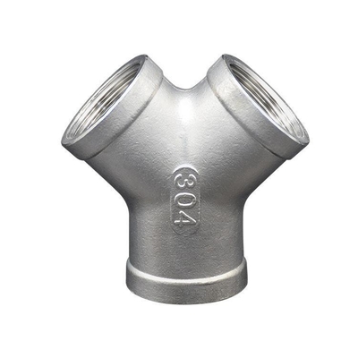 Support personnalisé en acier inoxydable 304 316 coulée mâle et femelle tuyau fileté adapté pour la connexion de plomberie tétine