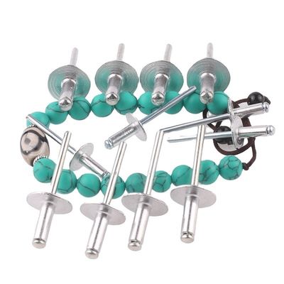 DIN Standard en aluminium en acier inoxydable à prise multiple de type verrouillage ouvert à bout fermé Rivet blindé pour produits blancs