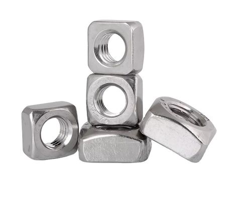 M3 M4 M5 M6 M8 M10 M12 304/316 Noix carrée en acier inoxydable pour l'industrie lourde des produits alimentaires et des boissons