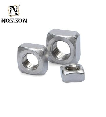 M3 M4 M5 M6 M8 M10 M12 304/316 Noix carrée en acier inoxydable pour l'industrie lourde des produits alimentaires et des boissons