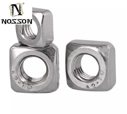 M3 M4 M5 M6 M8 M10 M12 304/316 Noix carrée en acier inoxydable pour l'industrie lourde des produits alimentaires et des boissons