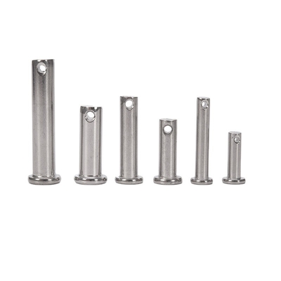 304 316 A2 A4 Acier inoxydable Clevis Pin Répondre aux critères standard DIN94 avec une durée de vie plus longue Finition TiCN