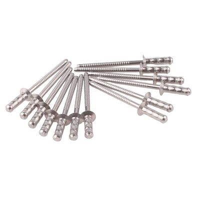 2.4-6.4mm Durable Round Head Open End Pop Core-pulling Rivets aveugles en acier inoxydable pour les applications imperméables à l'eau dans l'industrie