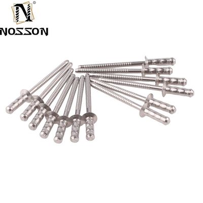 2.4-6.4mm Durable Round Head Open End Pop Core-pulling Rivets aveugles en acier inoxydable pour les applications imperméables à l'eau dans l'industrie