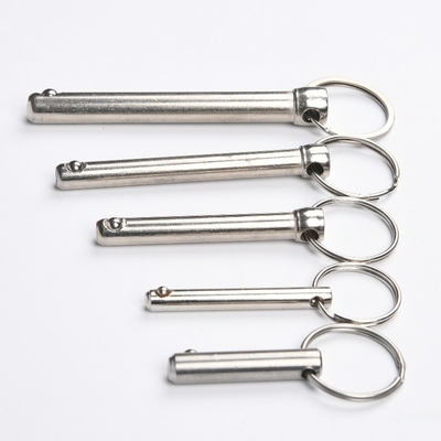 Expédition aérienne Strong Hold acier inoxydable cylindrique épingle de détente avec positionnement d'anneau de séparation de la boule de verrouillage épingle de libération rapide