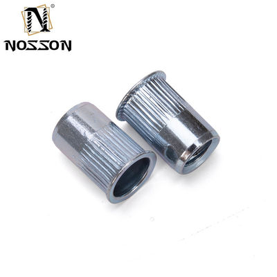 Métrique DIN Remache Tuerca Rivnut M3 M4 M5 M6 M8 M10 M12 304 en acier inoxydable à tête plate à filetage et filetage