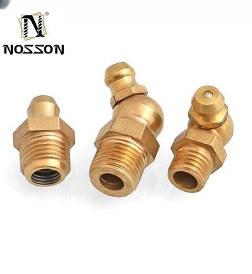 Taille personnalisée Tous les fils Tête 6mm 8mm 10mm 12mm 45 90 degrés Grease Fit pour les voitures Réduction Hexagon Code de la tête