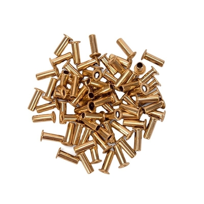 Rivets tubulaires creux en laiton en aluminium DIN standard pour des joints solides et sécurisés