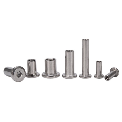 Taille de fil personnalisée M5 M6 M8 M10 M12 Tête de plaque 304 en acier inoxydable vis mâles et femelles pour applications industrielles