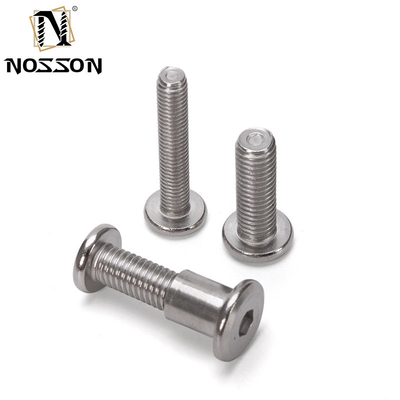 Taille de fil personnalisée M5 M6 M8 M10 M12 Tête de plaque 304 en acier inoxydable vis mâles et femelles pour applications industrielles