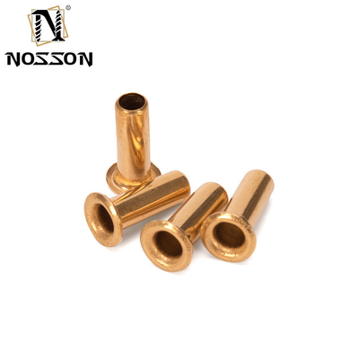 Rivets tubulaires creux en laiton en aluminium DIN standard pour des joints solides et sécurisés