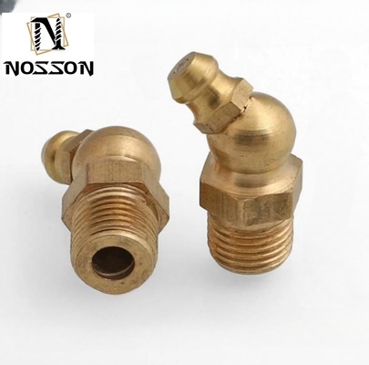 Connexion féminine 90 degrés Nipple Grease Adaptation pour le pistolet de graisse blanche buse et tuyau de graisse de taille personnalisée