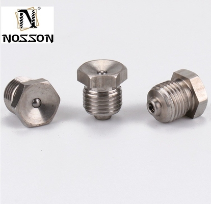 Réduction de la tête hexagonale connexion féminine 90 degrés lubrifiant hydraulique adapté pour la lubrification à la graisse