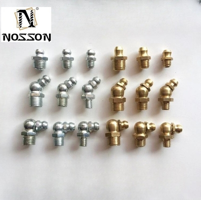 DIN Standard M12 M10 M8 M6 1/8 1/4 en acier inoxydable droit 304 graisseux mamelons NPT bouche d'huile pour la ligne de tuyauterie